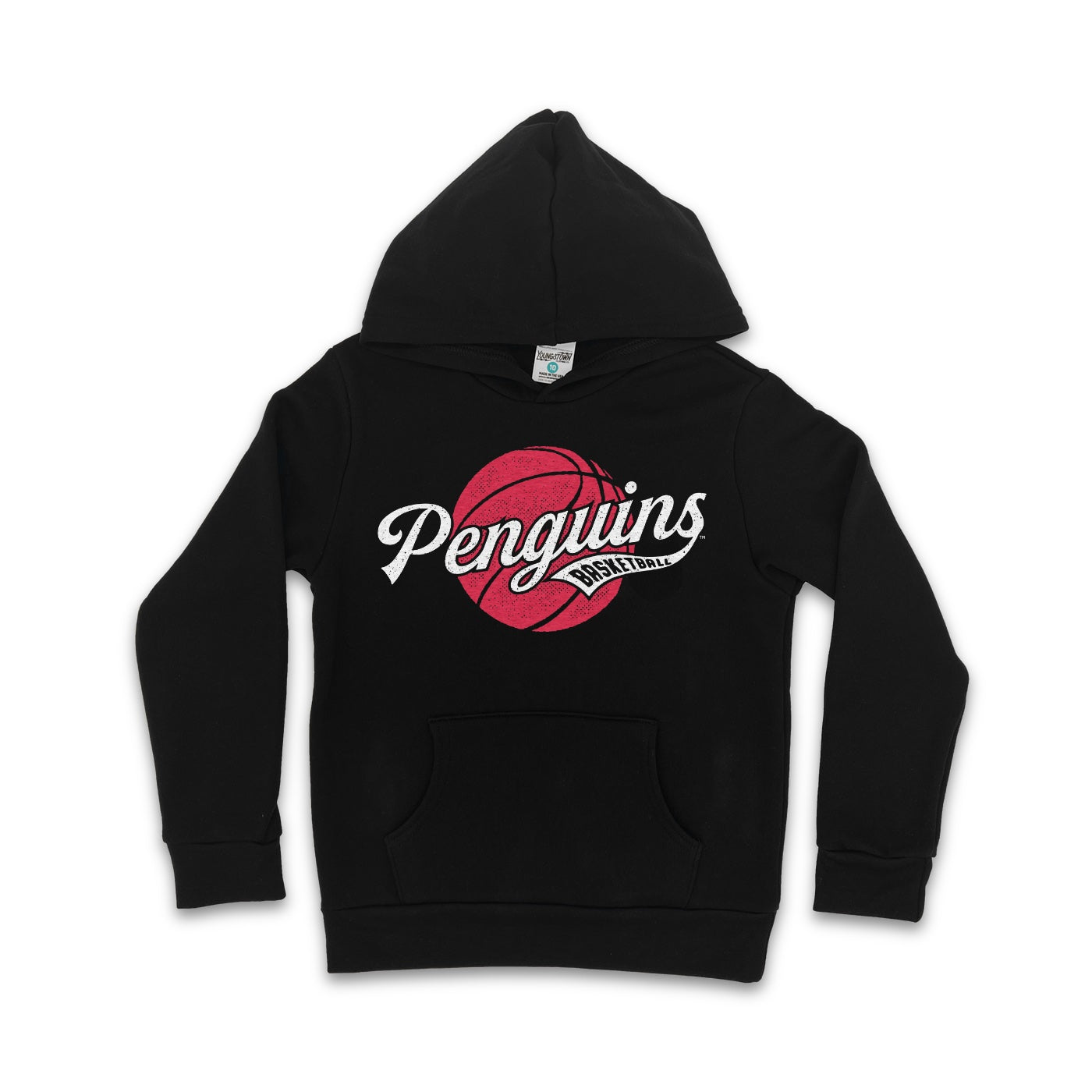 Penguins Basketball Hoodie Kids