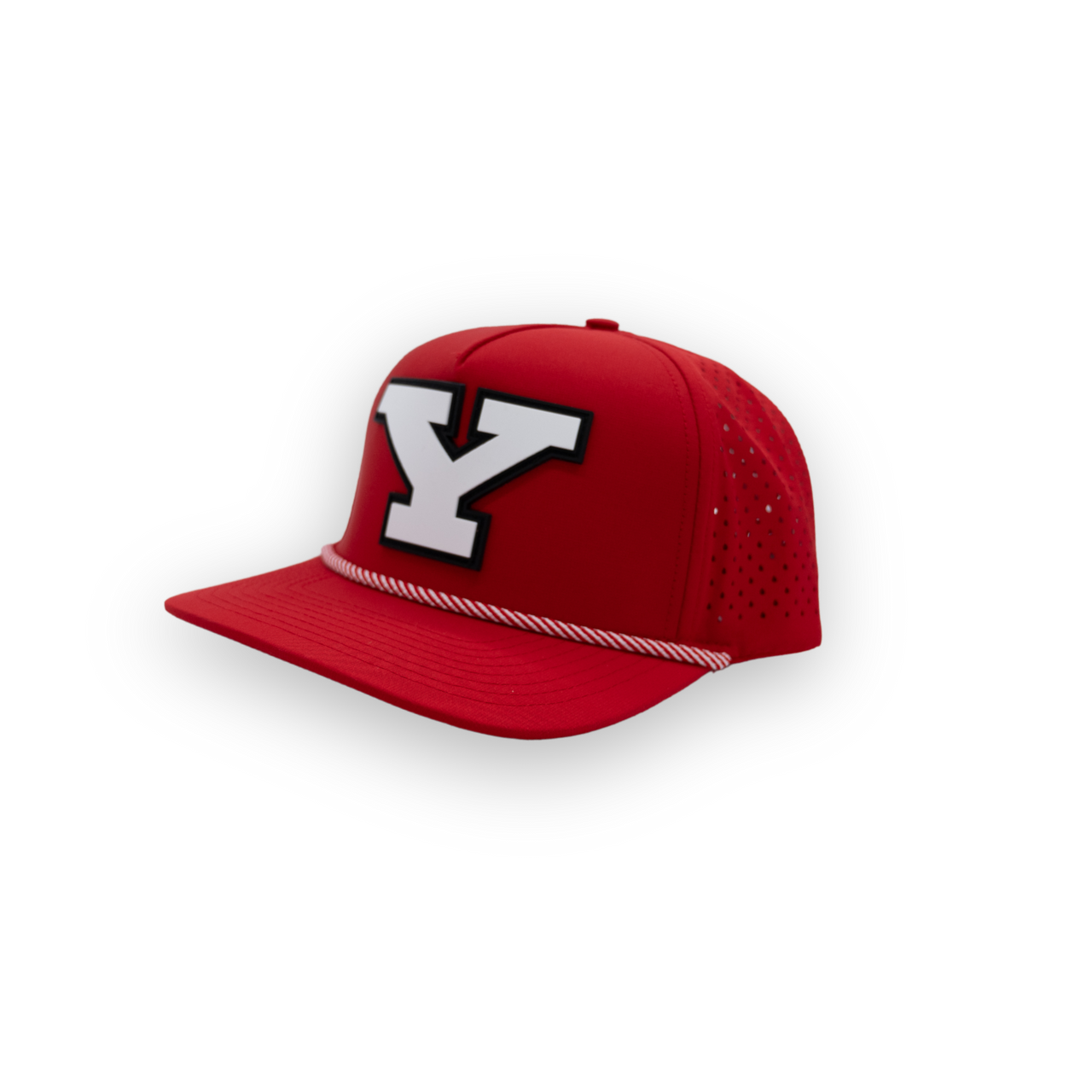 YSU Block Y Performance Snapback Hat (Red)