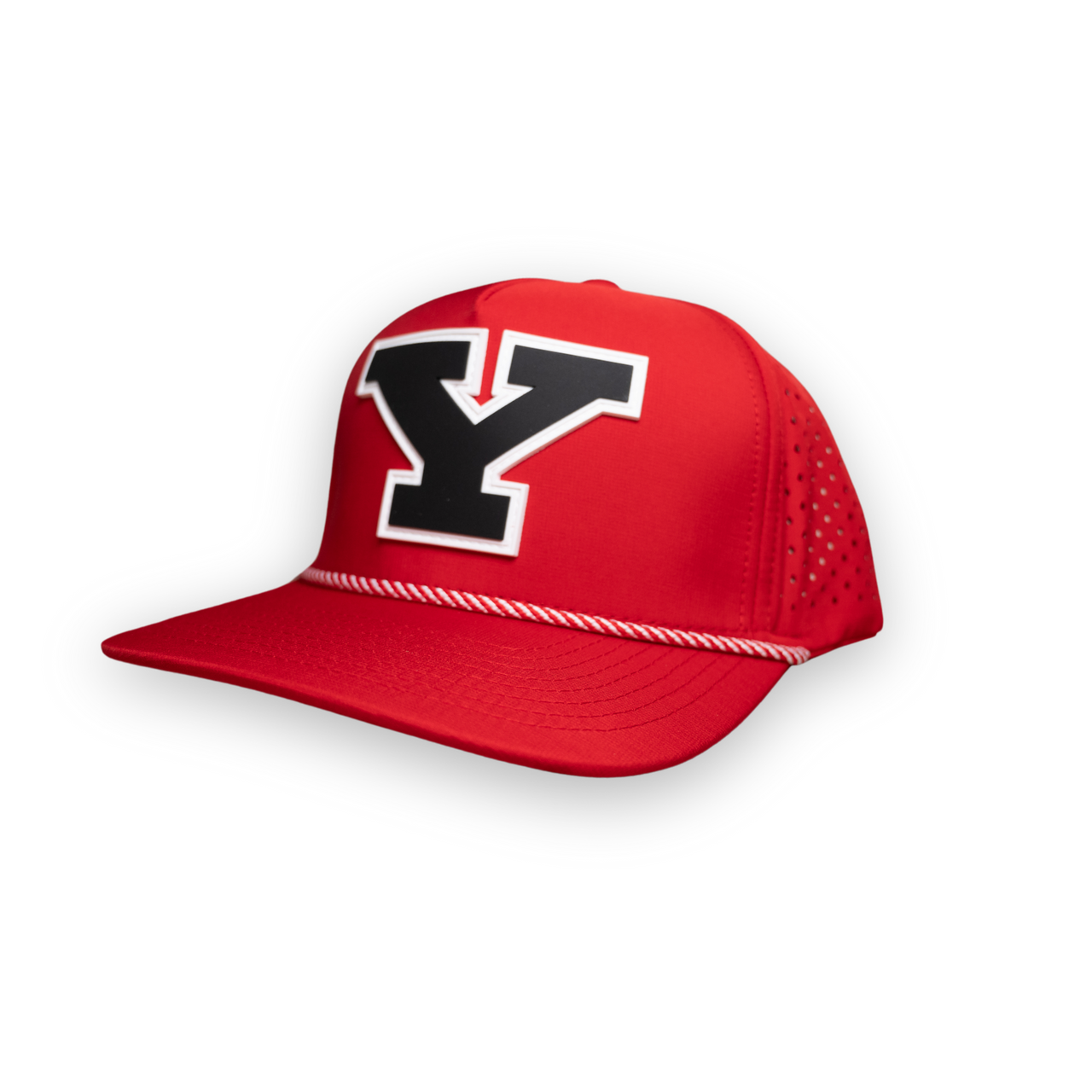 YSU Block Y Performance Snapback Hat (Red)