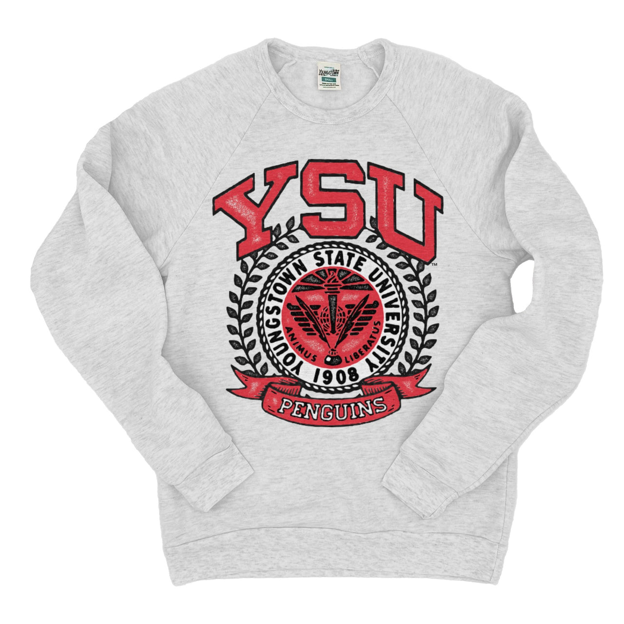 Block YSU Crest Sweatshirt