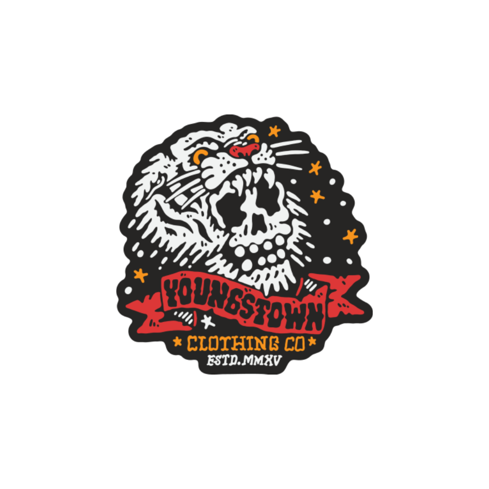 Tiger Skull | Sticker