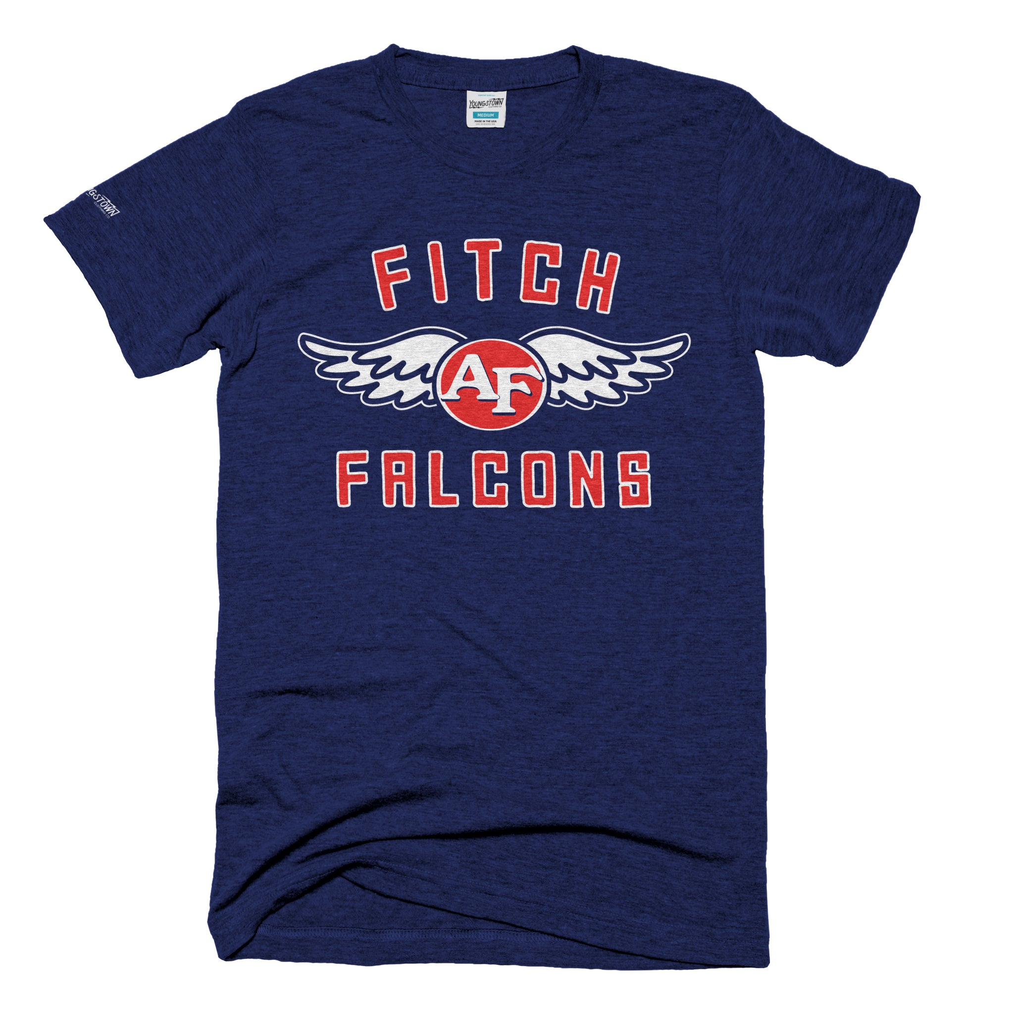 Youngstown Clothing Co 1916 Fitch Falcons T-Shirt M / Heather Grey