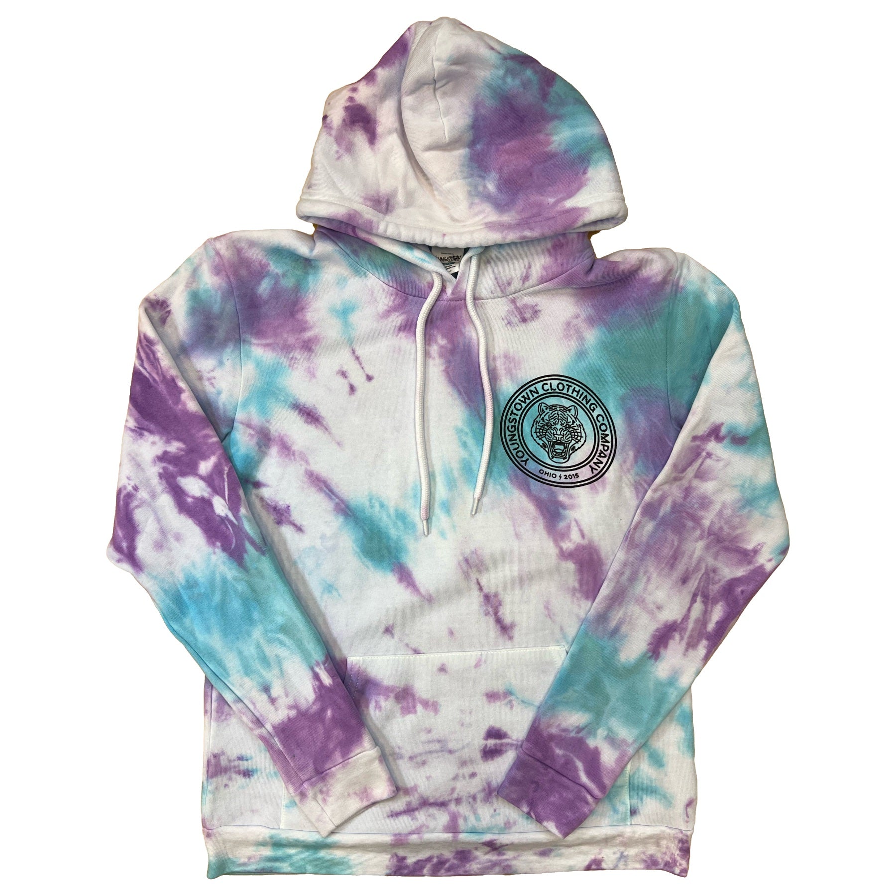 Game On Ohio Tie Dye Hoodie - Four Acre Clothing Co.